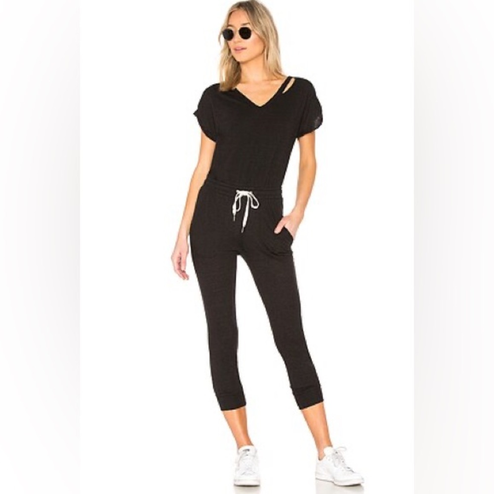 Space Jumpsuit in Black Wrap Jogger 
N:PHILANTHROPY Size Small